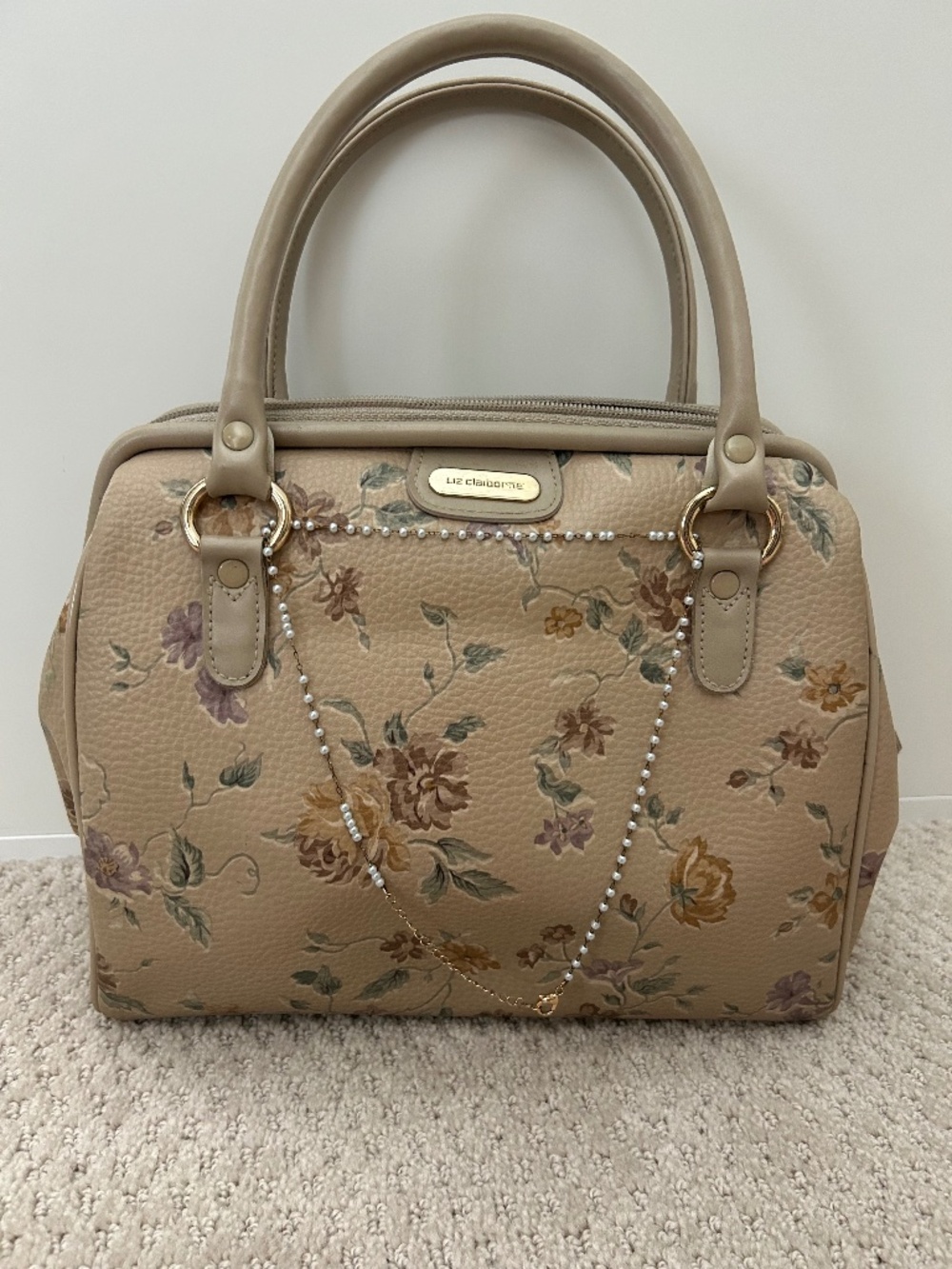 Vintage floral Liz Claiborne handbag